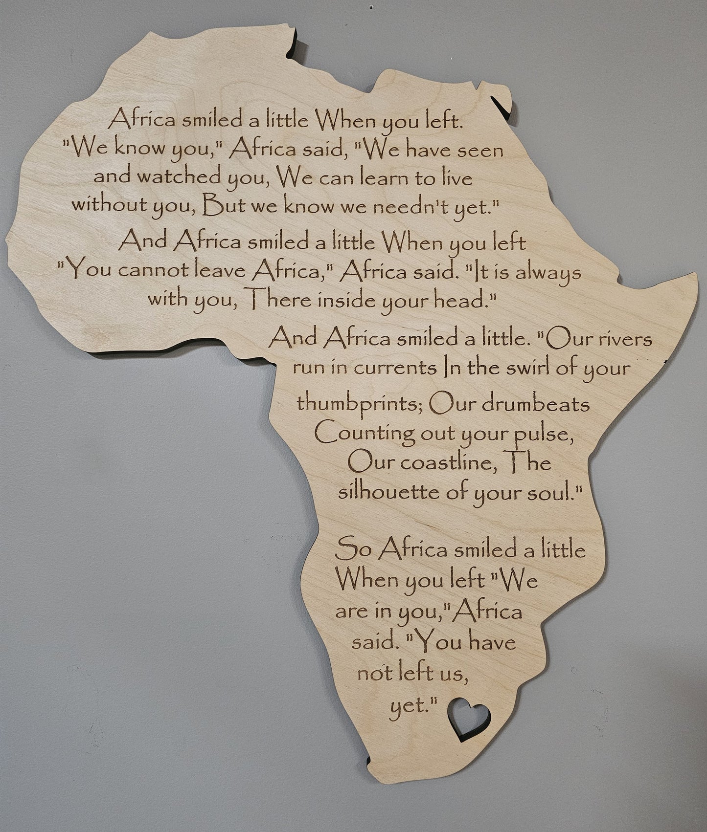 Decor - Africa Poem