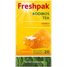 Freshpak Honey Rooibos Tagless Tea Bags 20 Pack