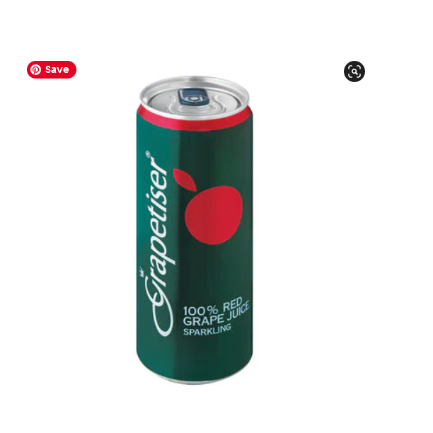 Grapetiser Sparkling Red Grape Juice, 330ml