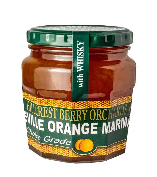 Hillcrest Berry Orchards Orange Marmalade ( with whisky) 500g