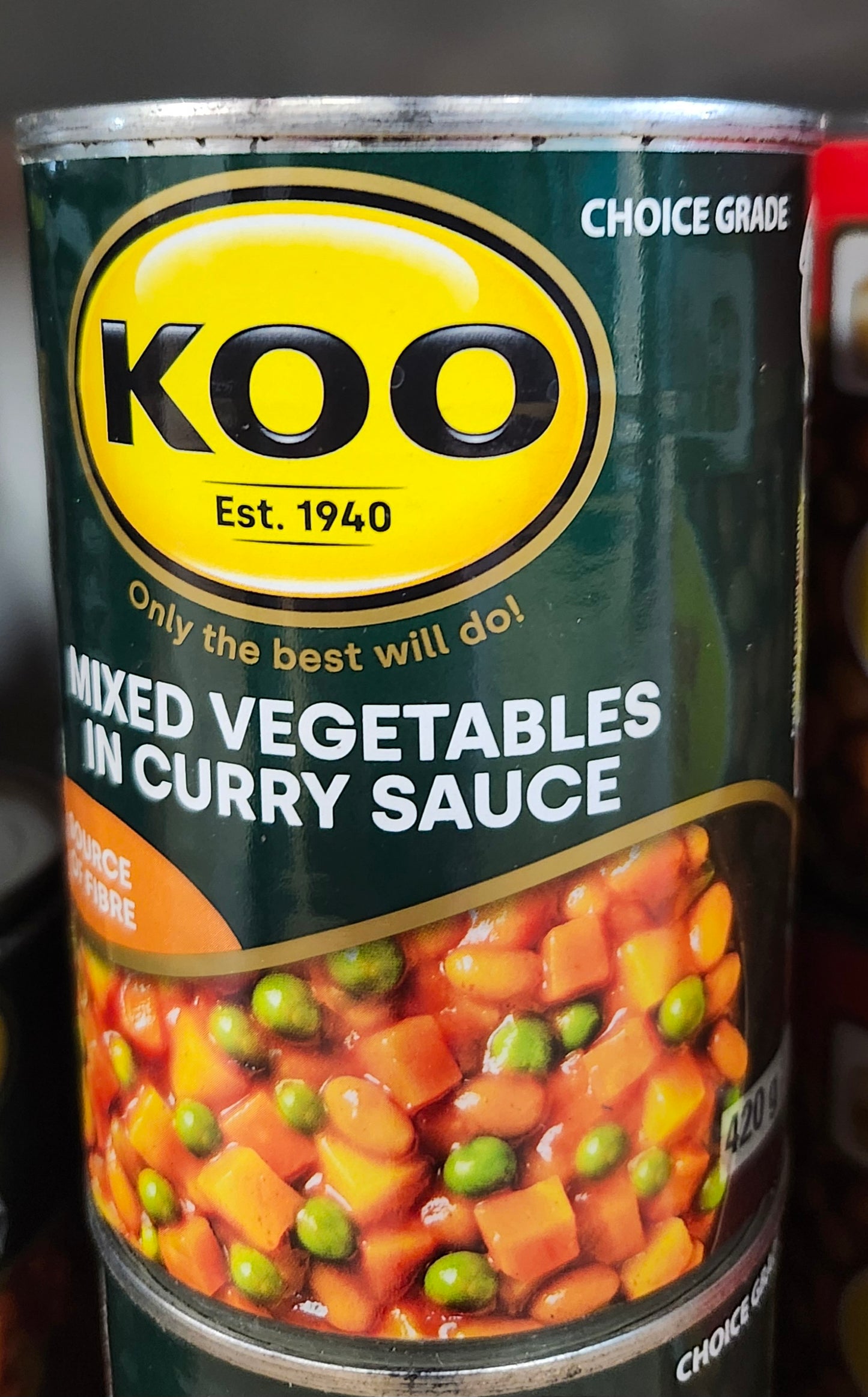Koo Mixed Vegetables in Curry Sauce 420g