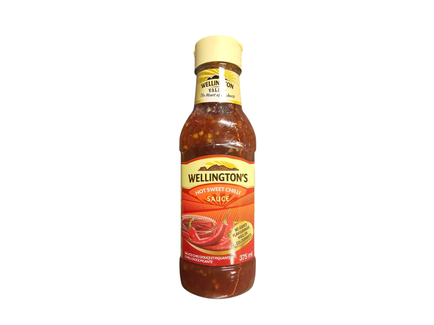 Wellington's Hot Sweet chili Sauce 375ml Best Before