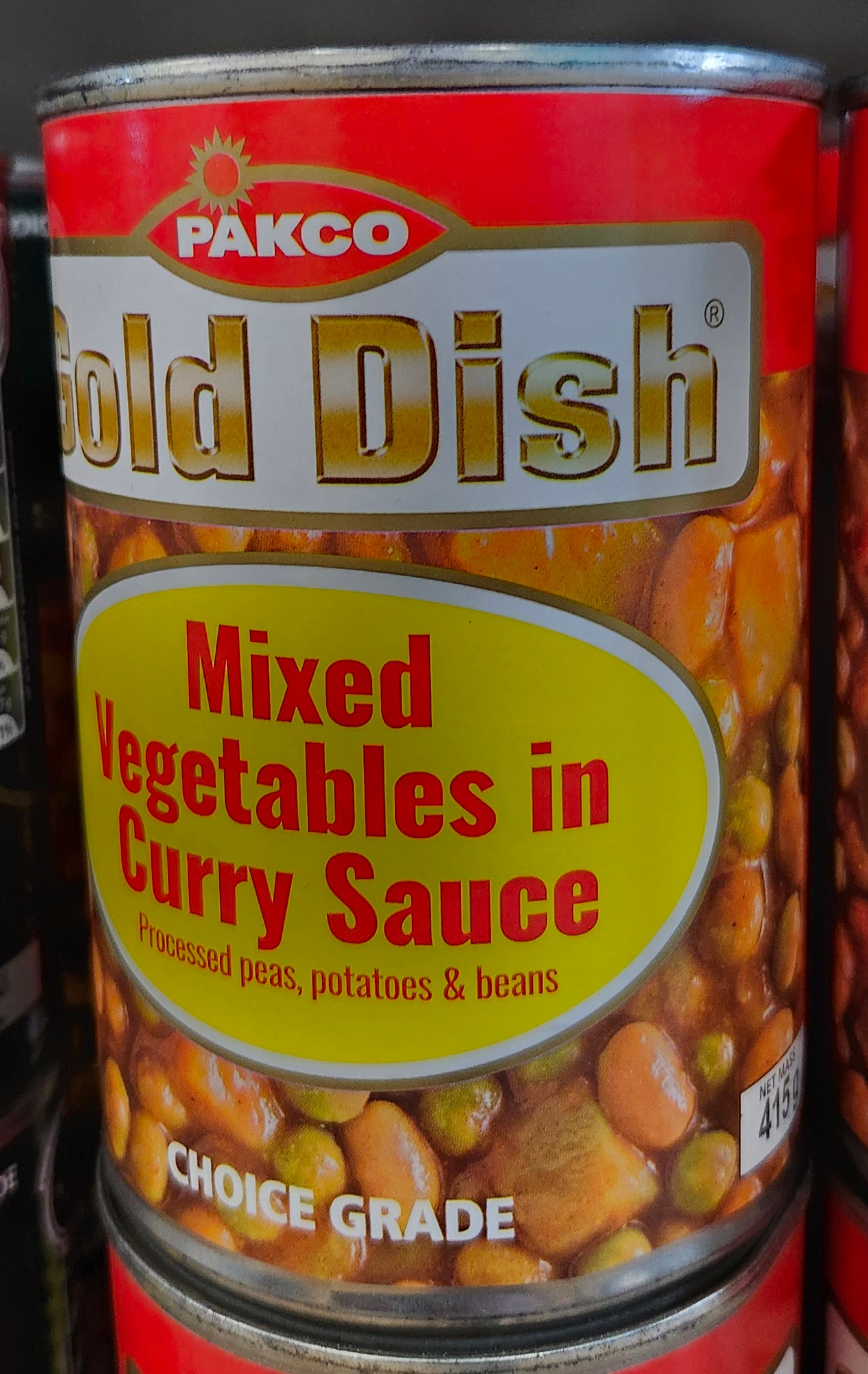 Gold Dish Mixed Vegetables in Curry Sause 415g
