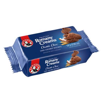Bakers Romany Cream Choc Coconut, 58g