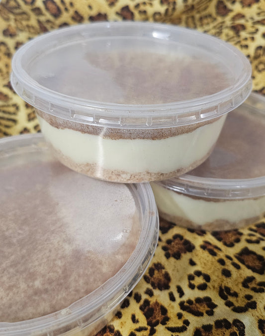 Milk tart  - individual serving size ( in container )
