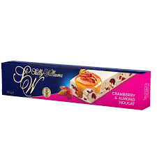 Sally William Cranberry and almond Nougat