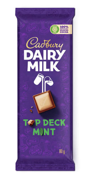 Cadbury Dairy Milk Top Deck MINT 80g