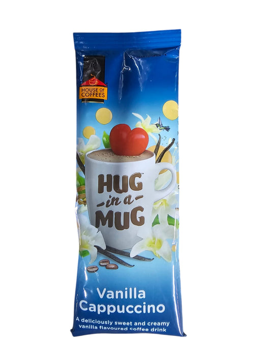 House of Coffees Hug in a Mug Vanilla Coffee Drink - past BB date - Single serving -24g
